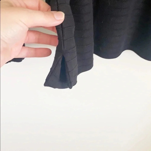 LOFT Textured Stripe Square Neck knit sweater - Picture 7 of 9